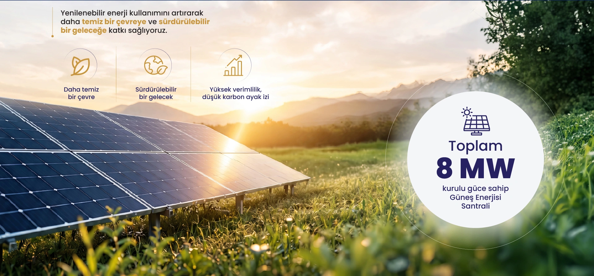 Albay Group 8 MW Güneş Enerji Santrali (GES) - Sürdürülebilir Enerji